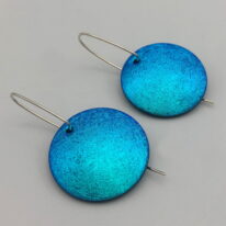 Oxygen Series Earrings by Peggy Brackett at The Avenue Gallery, a contemporary fine art gallery in Victoria, BC, Canada.