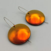 Oxygen Series Earrings by Peggy Brackett at The Avenue Gallery, a contemporary fine art gallery in Victoria, BC, Canada.