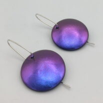 Oxygen Series Earrings by Peggy Brackett at The Avenue Gallery, a contemporary fine art gallery in Victoria, BC, Canada.