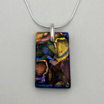 Mosaic Pendant (Extra Small) by Peggy Brackett at The Avenue Gallery, a contemporary fine art gallery in Victoria, BC, Canada.