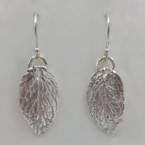 Leaf Earrings by Andrea Russell at The Avenue Gallery, a contemporary fine art gallery in Victoria, BC, Canada.