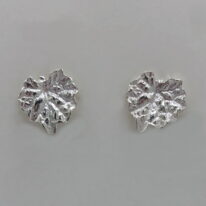 Leaf Stud Earrings by Andrea Russell at The Avenue Gallery, a contemporary fine art gallery in Victoria, BC, Canada.