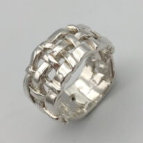 Large Chunky Woven Ring by Chi's Creations at The Avenue Gallery, a contemporary fine art gallery in Victoria, BC, Canada.