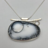 Dendritic Opal Pendant by Chi's Creations at The Avenue Gallery, a contemporary fine art gallery in Victoria, BC, Canada.