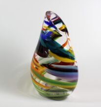 Multicolour Vase by Guy Hollington at The Avenue Gallery, a contemporary fine art gallery in Victoria, BC, Canada.