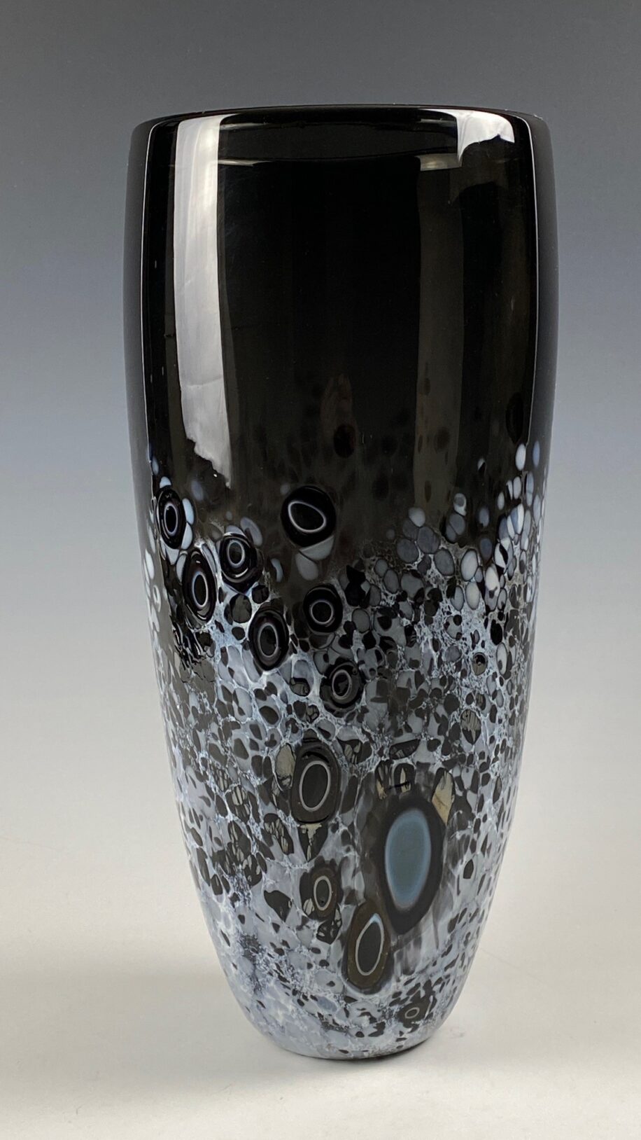 Lily Vase (Grey) by Lisa Samphire at The Avenue Gallery, a contemporary fine art gallery in Victoria, BC, Canada.