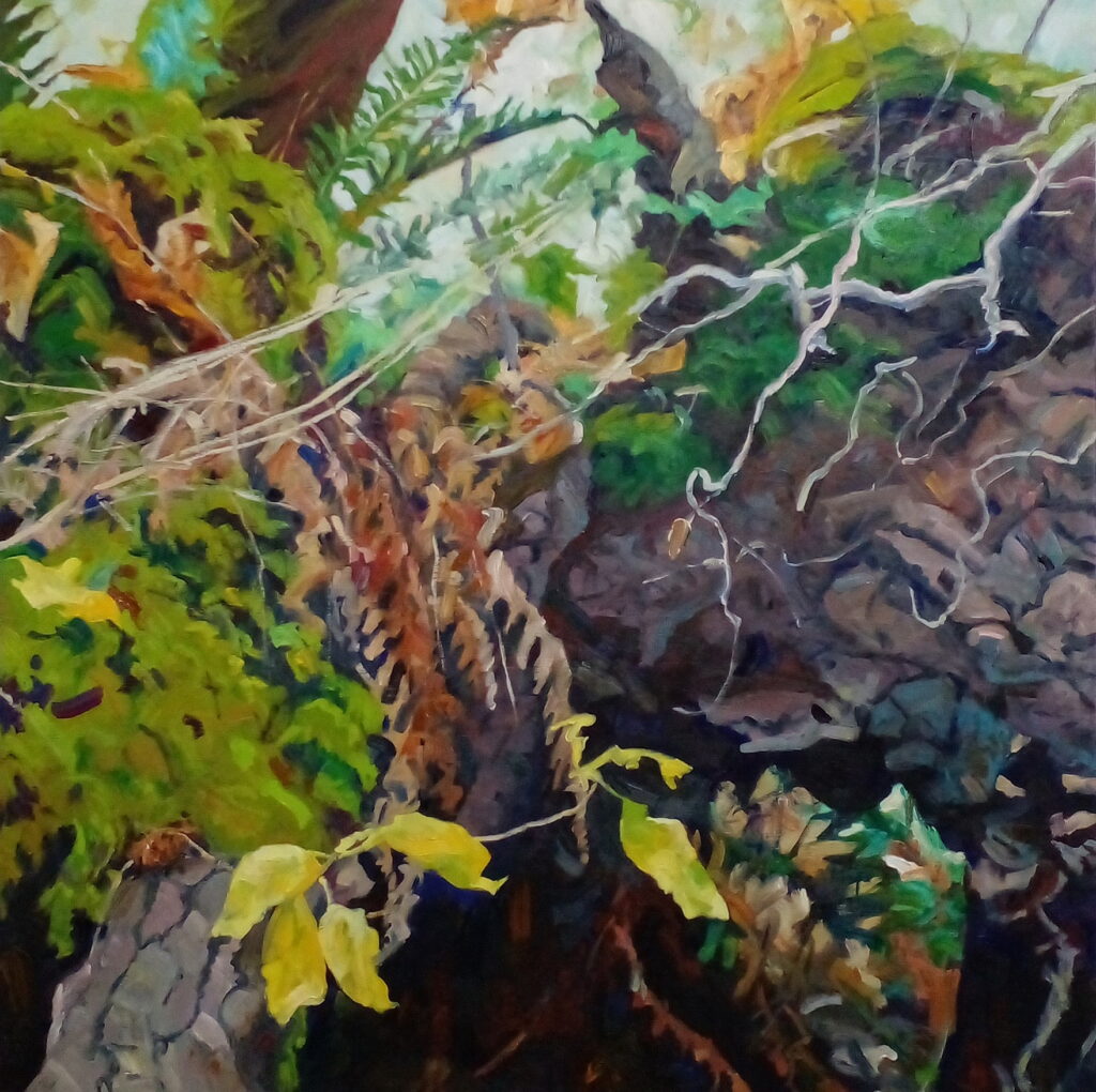 Yellow Point Lodge Forest by Richard Motchman at The Avenue Gallery, a contemporary fine art gallery in Victoria, BC, Canada.