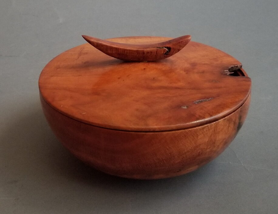 Plum Lidded Box by Robert Wilman at The Avenue Gallery, a contemporary fine art gallery in Victoria, BC, Canada.