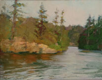 Thetis Lake by Andrii Yendakov at The Avenue Gallery, a contemporary fine art gallery in Victoria, BC, Canada.