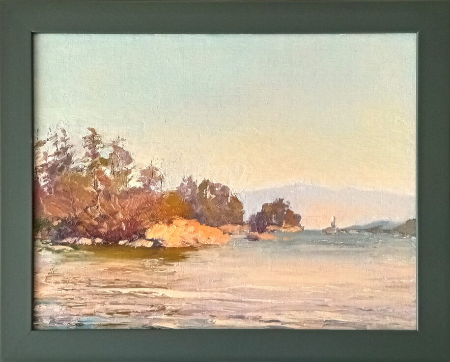 Fisgard Lighthouse by Andrii Yendakov at The Avenue Gallery, a contemporary fine art gallery in Victoria, BC, Canada.