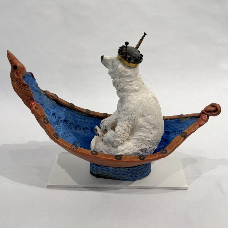 Heading for Svalbard by Carolyn Houg at The Avenue Gallery, a contemporary fine art gallery in Victoria, BC, Canada.