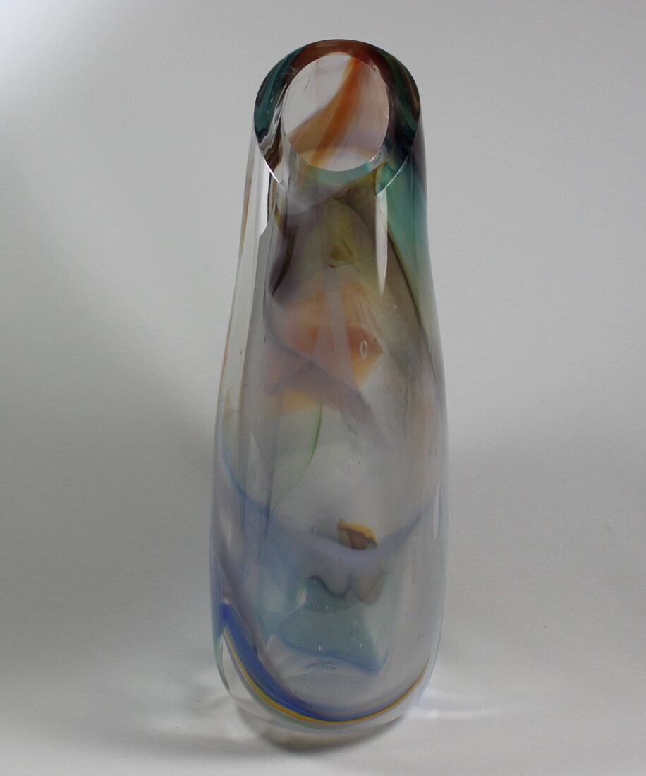 Ghosted Colour Meld Vase by Guy Hollington at The Avenue Gallery, a contemporary fine art gallery in Victoria, BC, Canada.