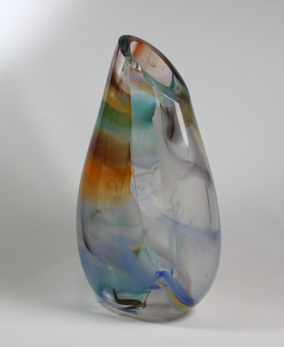 Ghosted Colour Meld Vase by Guy Hollington at The Avenue Gallery, a contemporary fine art gallery in Victoria, BC, Canada.