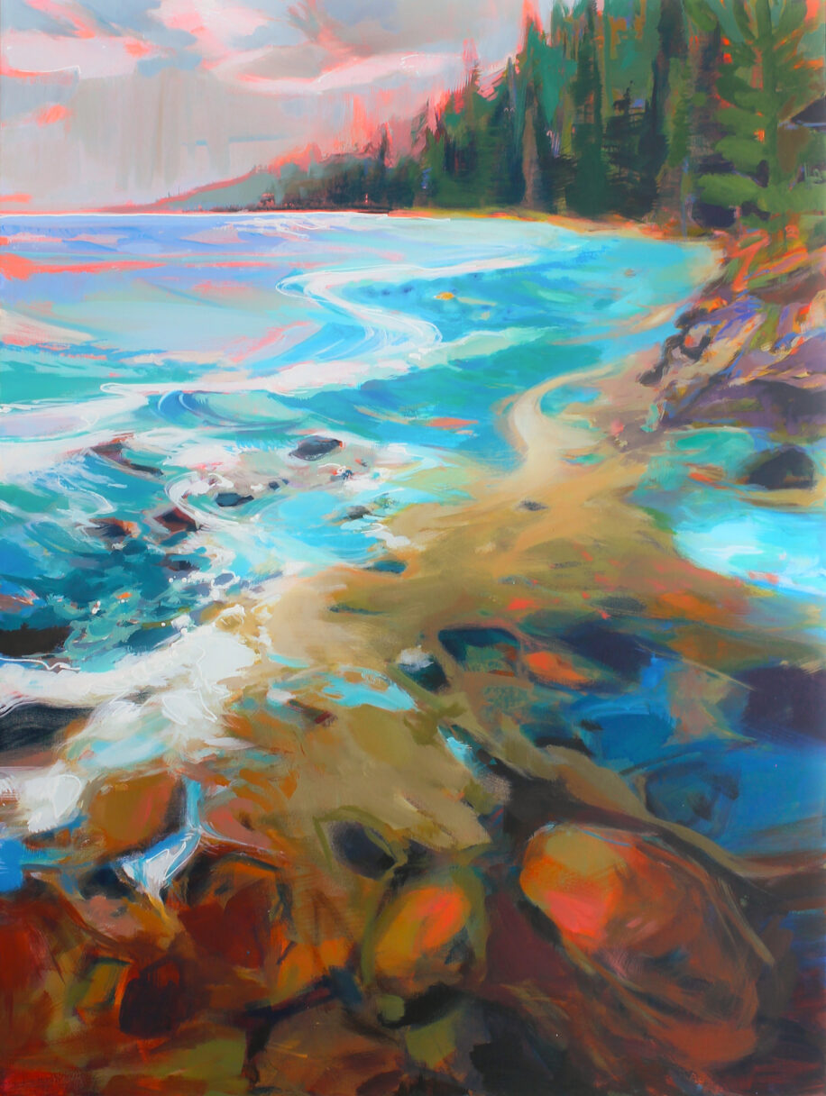 Neverending Waves by Becky Holuk at The Avenue Gallery, a contemporary fine art gallery in Victoria, BC, Canada.