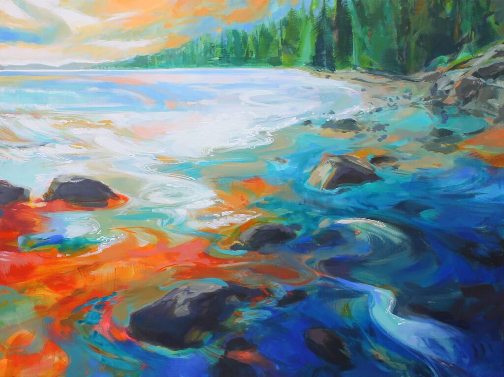 The Colour of Water by Becky Holuk at The Avenue Gallery, a contemporary fine art gallery in Victoria, BC, Canada.