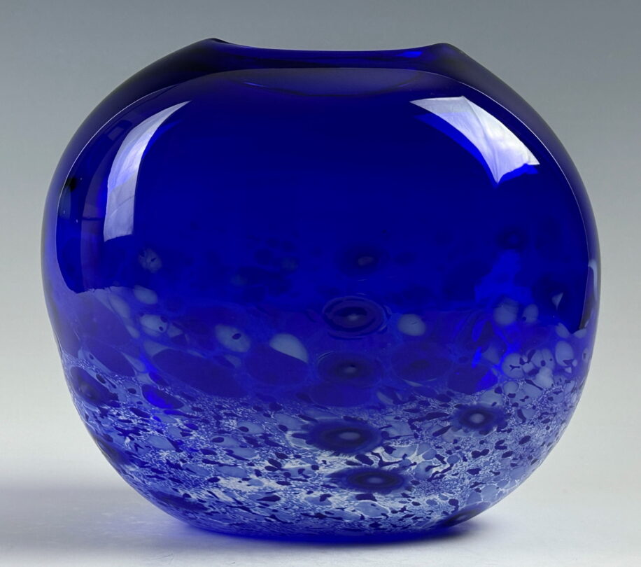 Tulip Vase (Cobalt) by Lisa Samphire at The Avenue Gallery, a contemporary fine art gallery in Victoria, BC, Canada.