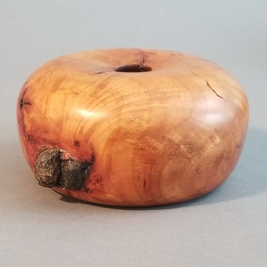 Arbutus Hollow Form with Rock Inclusion by Robert Wilman at The Avenue Gallery, a contemporary fine art gallery in Victoria, BC, Canada.