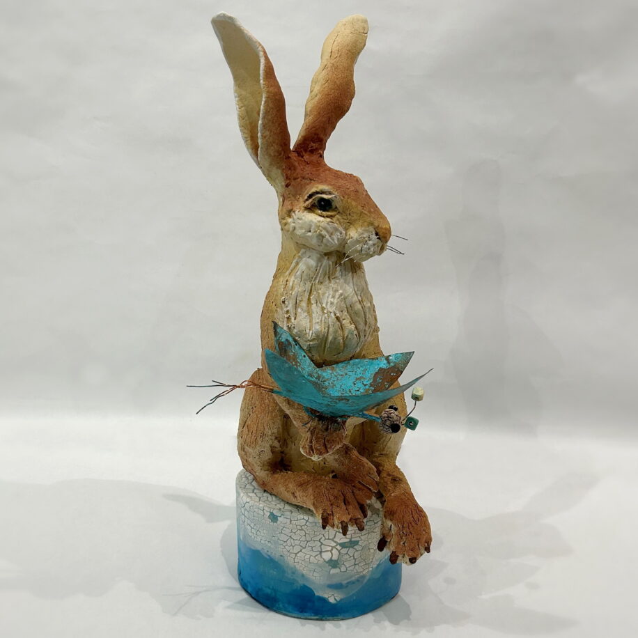 Soft Landing by Carolyn Houg at The Avenue Gallery, a contemporary fine art gallery in Victoria, BC, Canada.