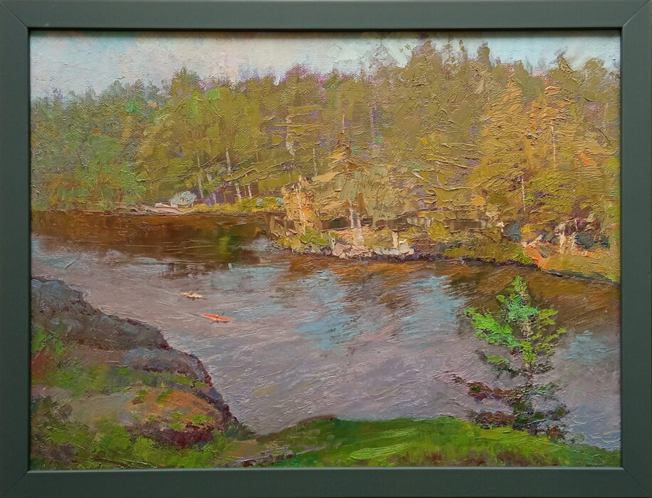One the Forest Lake by Andrii Yendakov at The Avenue Gallery, a contemporary fine art gallery in Victoria, BC, Canada.