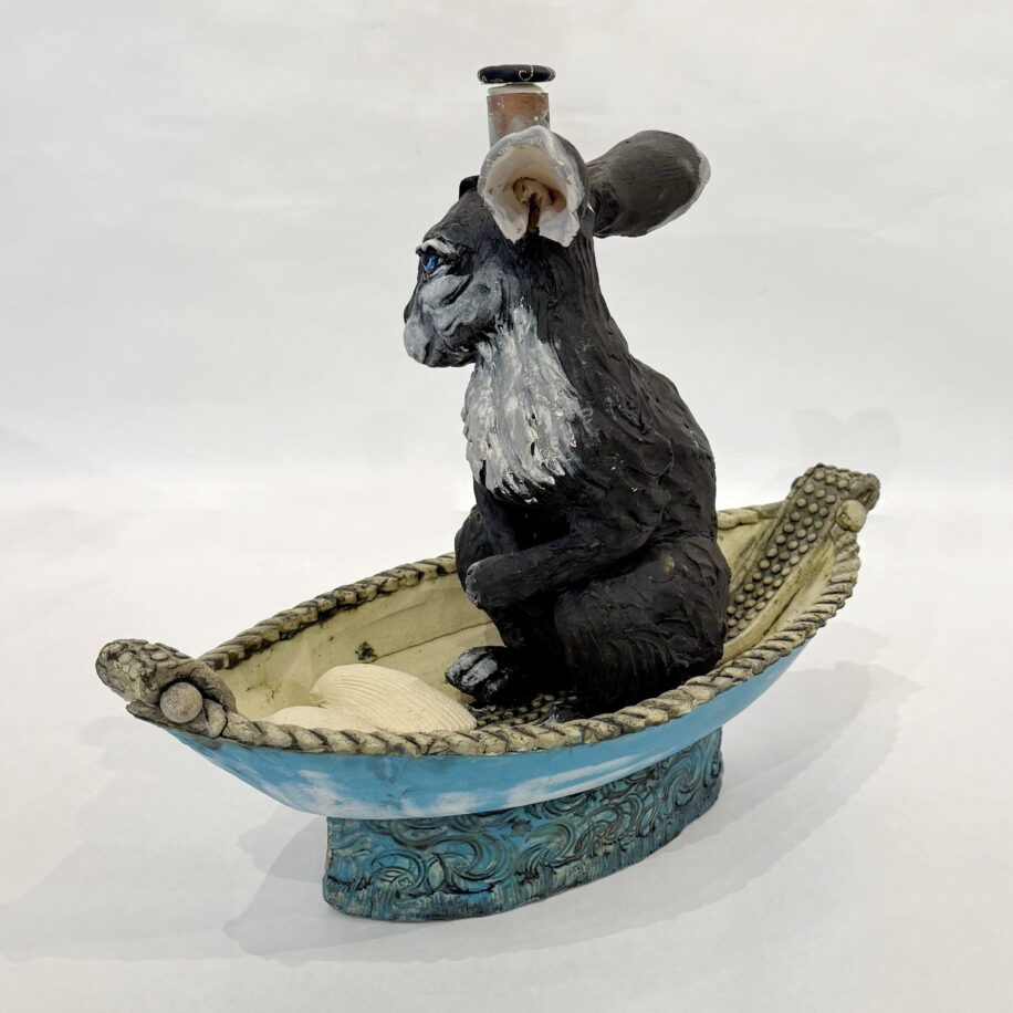 The Collector by Carolyn Houg at The Avenue Gallery, a contemporary fine art gallery in Victoria, BC, Canada.