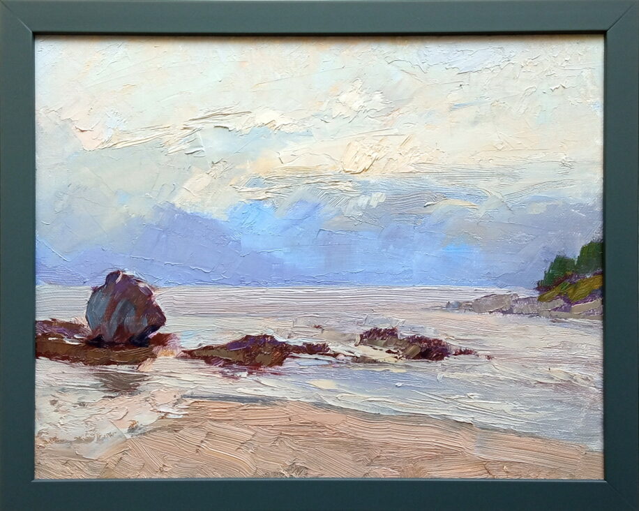 Tide and Silence, Gonzales Bay by Andrii Yendakov at The Avenue Gallery, a contemporary fine art gallery in Victoria, BC, Canada.