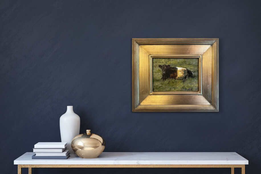 Calf Resting by Tanya Bone at The Avenue Gallery, a contemporary fine art gallery in Victoria, BC, Canada.