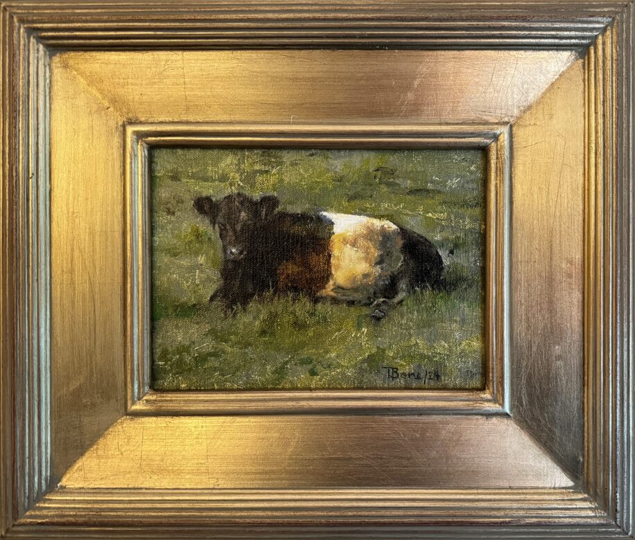 Calf Resting by Tanya Bone at The Avenue Gallery, a contemporary fine art gallery in Victoria, BC, Canada.