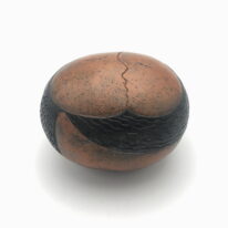 Naked Raku Shaker by Jan Lovewell at The Avenue Gallery, a contemporary fine art gallery in Victoria, BC, Canada.