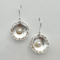 Blossoms Earrings with Pearls by A & R Jewellery at The Avenue Gallery, a contemporary fine art gallery in Victoria, BC, Canada.