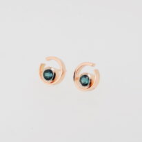Blue/Green Tourmaline Earrings by Bayot Heer at The Avenue Gallery, a contemporary fine art gallery in Victoria, BC, Canada.