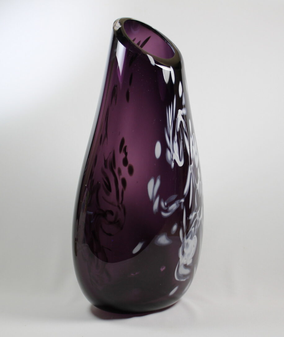 Purple Flowers by Guy Hollington at The Avenue Gallery, a contemporary fine art gallery in Victoria, BC, Canada.