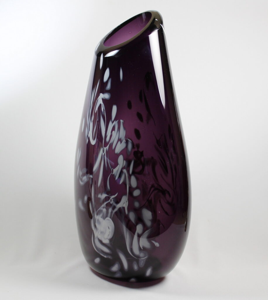 Purple Flowers by Guy Hollington at The Avenue Gallery, a contemporary fine art gallery in Victoria, BC, Canada.
