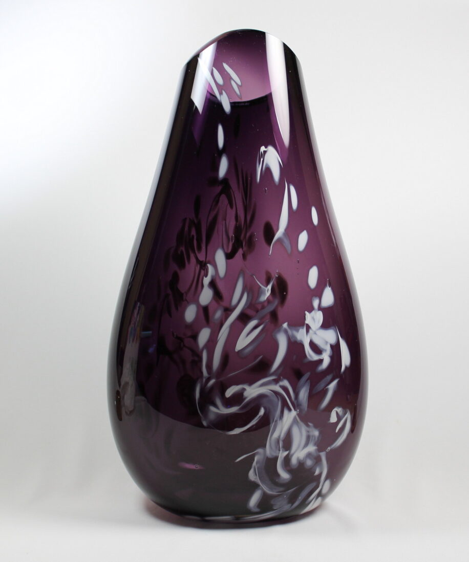 Purple Flowers by Guy Hollington at The Avenue Gallery, a contemporary fine art gallery in Victoria, BC, Canada.