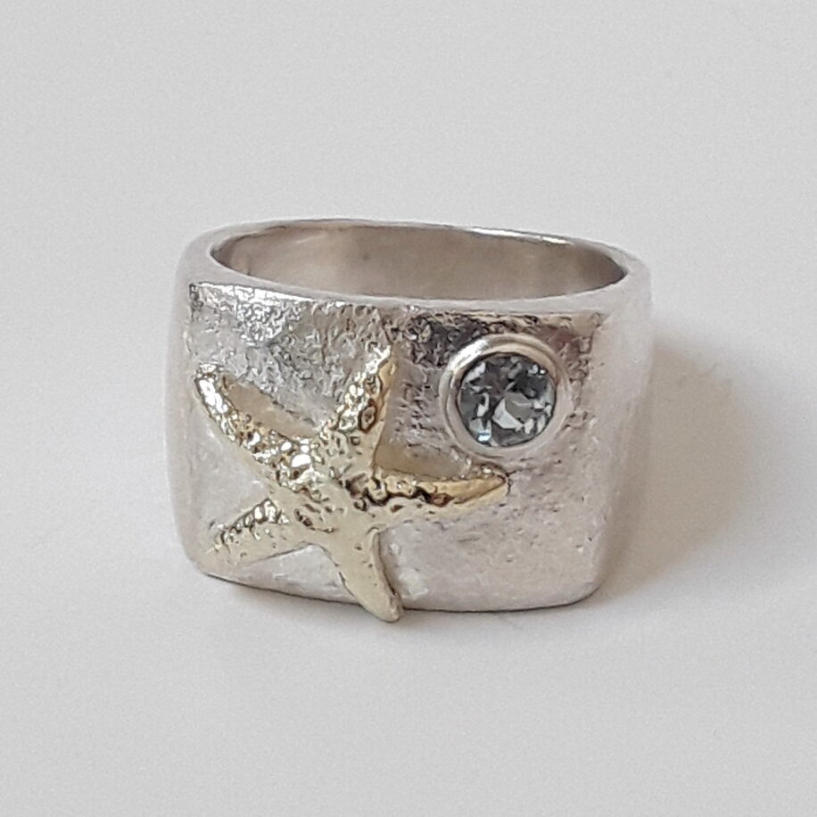 Starfish Ring by Andrea Roberts at The Avenue Gallery, a contemporary fine art gallery in Victoria, BC, Canada.